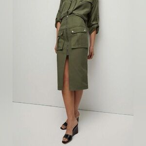 Veronica Beard Dallas Cargo Skirt Green Size 0